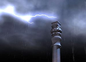 New Delhi Iron Pillar-lightning