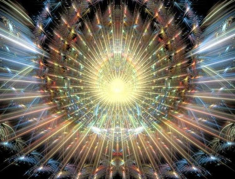 fractal rainbow burst