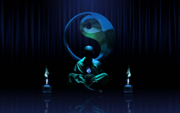 zen monk ying yang