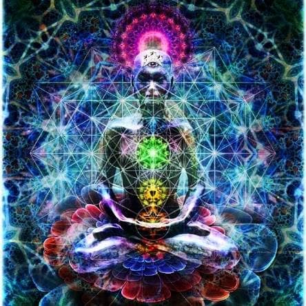 Sacred Geometry Lotus Chakra Alignment